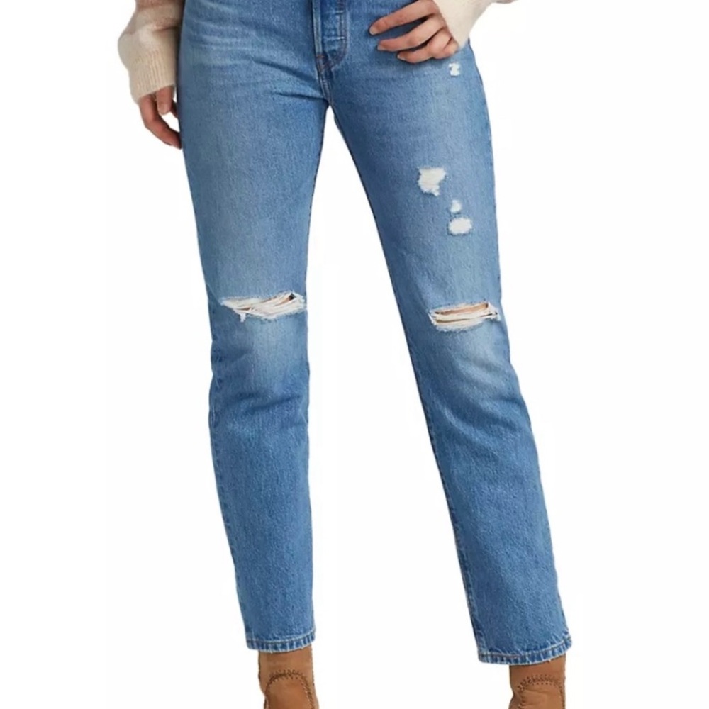 Levi's Blue Straight Leg Jeans